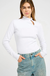 Gestuz - Drew Knot Blouse - Bright White