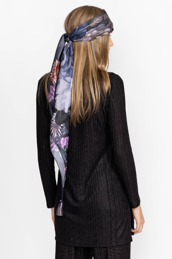 Johnny Was - Grey Scarf - Multi