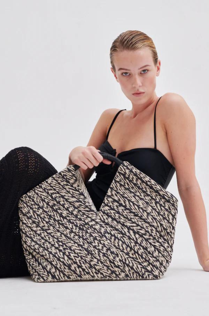 Second Female - Pica Printed Bag - Black