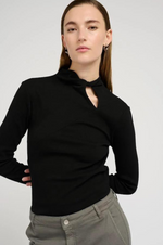 Load image into Gallery viewer, Gestuz - Knot Blouse - Black
