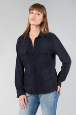 Load image into Gallery viewer, Le Temps Des Cerises - Kelya Shirt -Midnight
