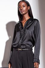 Load image into Gallery viewer, Funky Staff - Laura Blouse - Black
