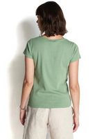 Load image into Gallery viewer, Blaumax - London Rave Rib S/S - Tee Leafy Green
