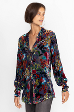Load image into Gallery viewer, Johnny Was - Minto Burnout Yrene Blouse - Multi

