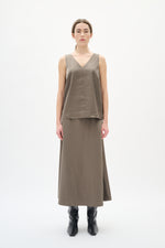 Load image into Gallery viewer, In Wear - Silky Classic Skirt - Sandy Grey
