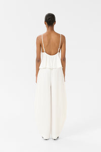 Gestuz - GZcamila Mid Waist Pants - Egret