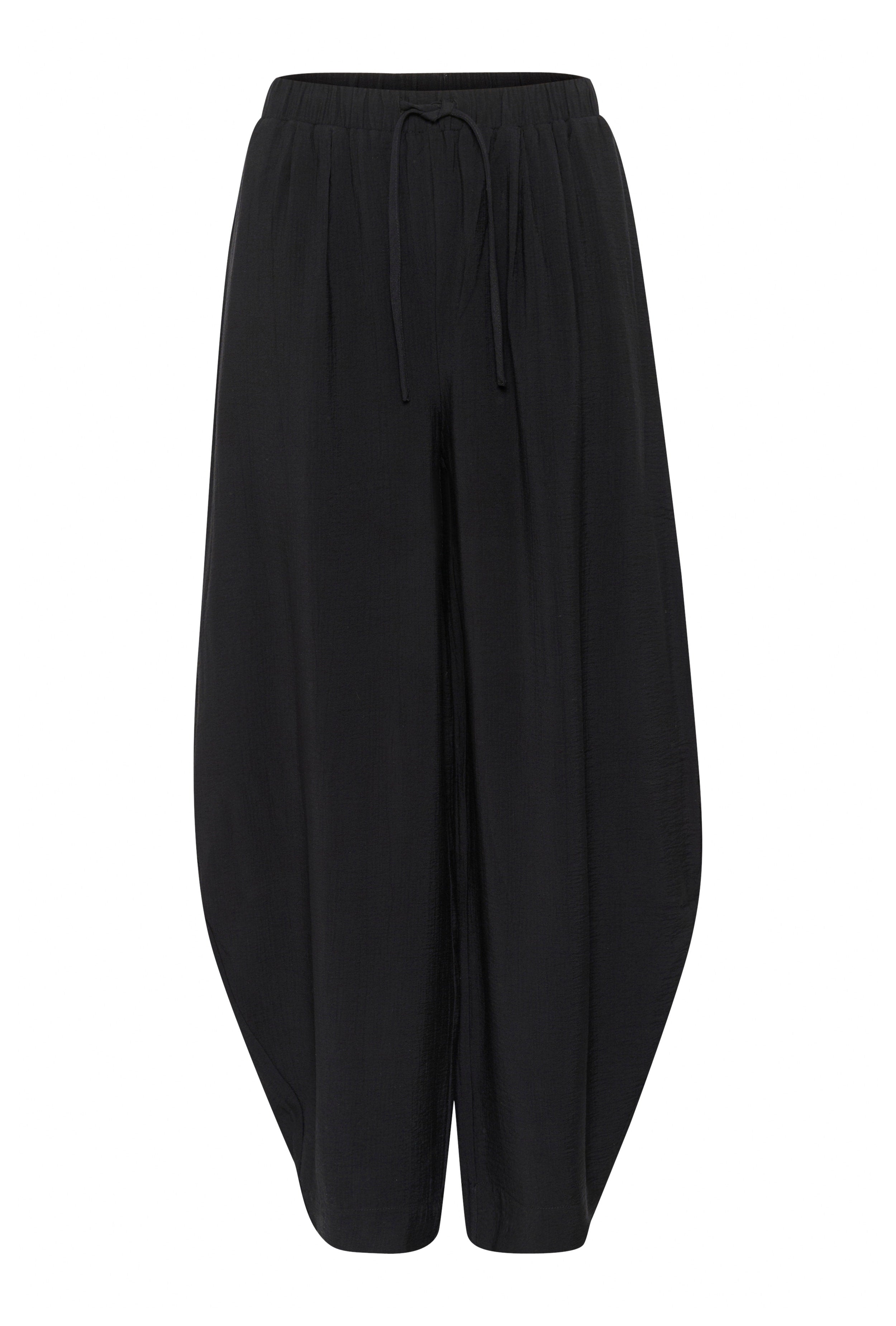 Gestuz - GZcamila Mid Waist Pants - Black