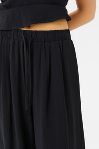 Gestuz - GZcamila Mid Waist Pants - Black