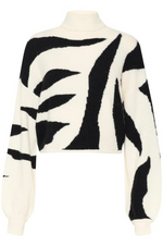 Load image into Gallery viewer, Gestuz - Alpha Zeb Pullover - Ivory
