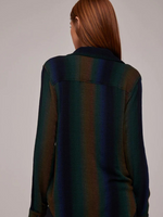 Load image into Gallery viewer, Bella Dahl - Classic Button Down Shirt - Midnight Ombre Stripes
