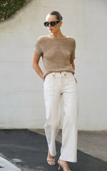 Load image into Gallery viewer, Dricoper - Carrie Jeans - Cream
