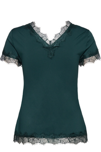 Rosemunde - Lace T Shirt 4262 - Teal