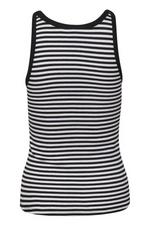 Load image into Gallery viewer, Gestuz - Drew Stripe Singlet - Black White Stripe
