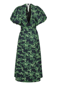 Gestuz - Omalia Wrap Dress - Green Flower