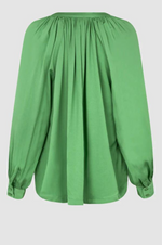Load image into Gallery viewer, Second Female - Drape Tunic Blouse - Shamrock
