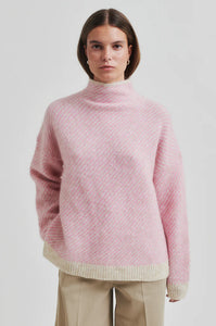 Second Female - Capella Contrast Knit - Pink Cosmos