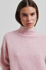 Load image into Gallery viewer, Second Female - Capella Contrast Knit - Pink Cosmos
