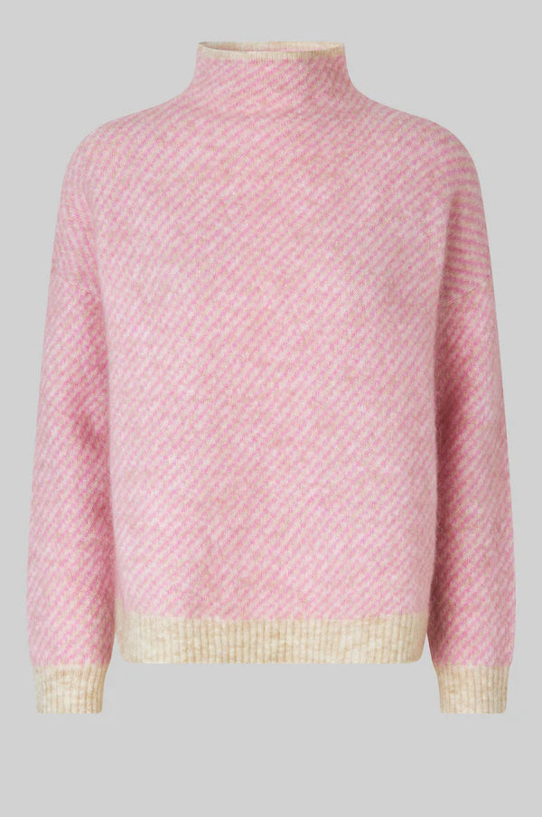 Second Female - Capella Contrast Knit - Pink Cosmos