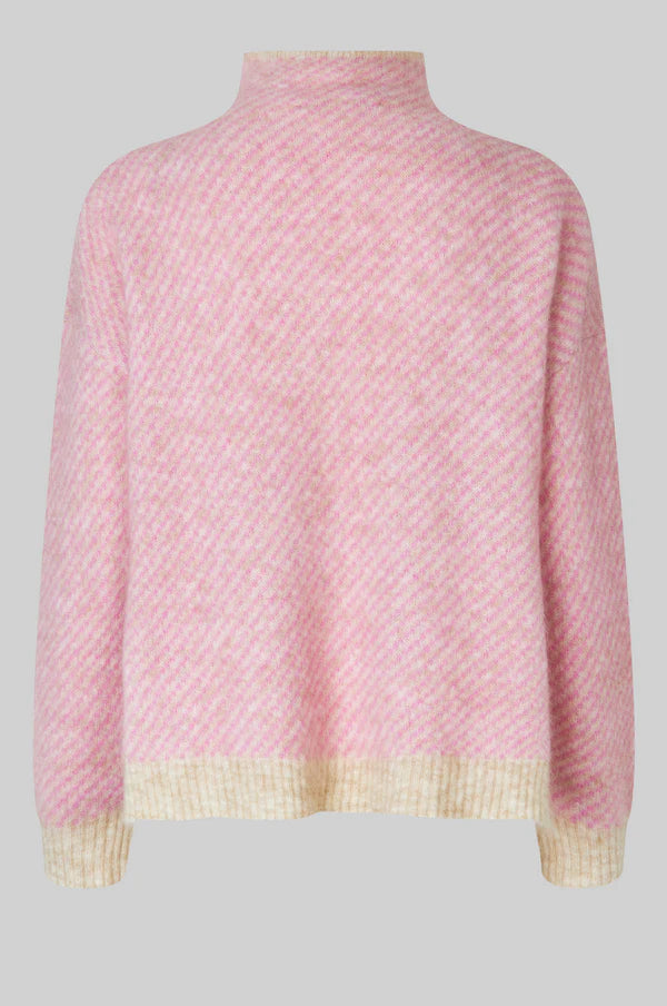 Second Female - Capella Contrast Knit - Pink Cosmos
