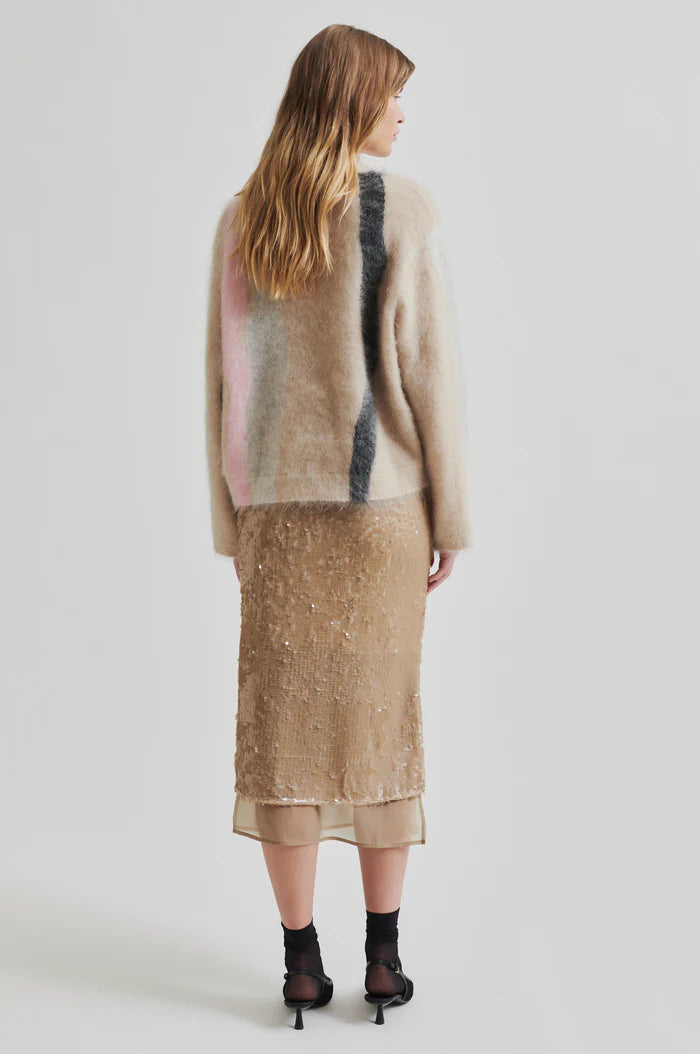 Second Female | Marbel O-Neck Knit | Trench Coat