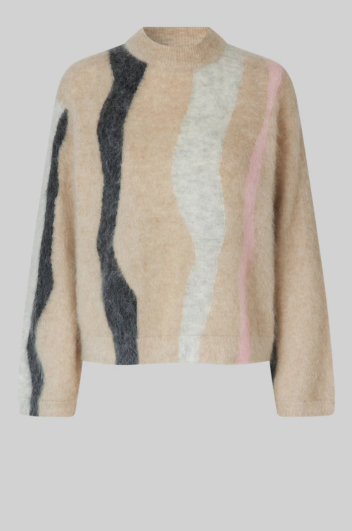 Second Female | Marbel O-Neck Knit | Trench Coat