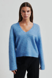 Second Female - Camyrn V Neck Knit - Marina