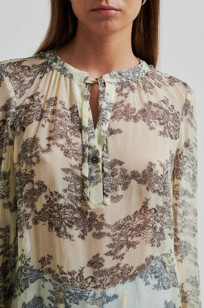 Second Female - Maje Printed Blouse - Anise Flower
