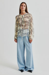 Second Female - Maje Printed Blouse - Anise Flower