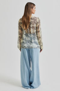 Second Female - Maje Printed Blouse - Anise Flower