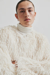 Second Female - Amani Shaggy Jacket - Coconut Milk
