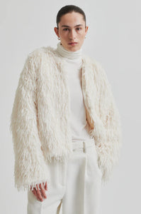 Second Female - Amani Shaggy Jacket - Coconut Milk