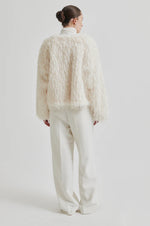 Load image into Gallery viewer, Second Female - Amani Shaggy Jacket - Coconut Milk
