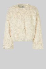 Load image into Gallery viewer, Second Female - Amani Shaggy Jacket - Coconut Milk
