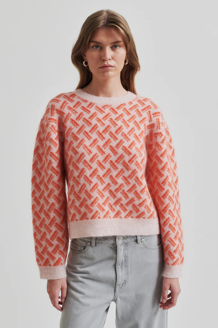 Second Female - Kaja Printed Knit - Poinciana