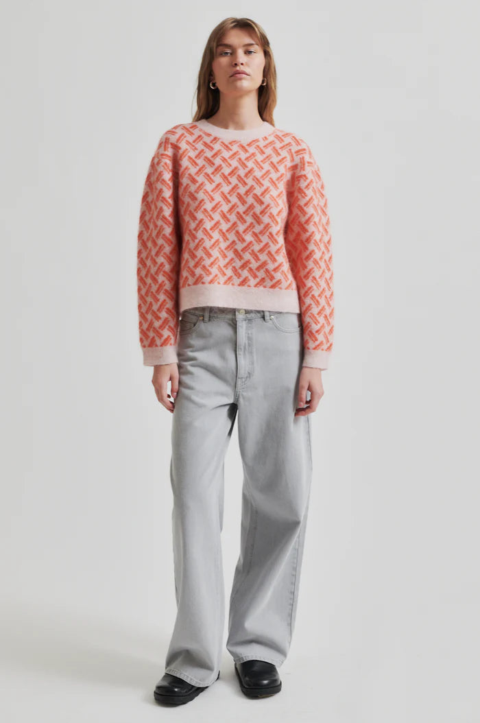 Second Female - Kaja Printed Knit - Poinciana