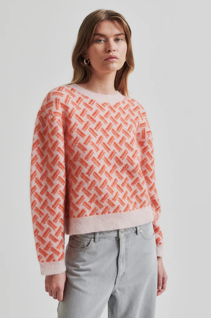 Second Female - Kaja Printed Knit - Poinciana