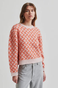 Second Female - Kaja Printed Knit - Poinciana