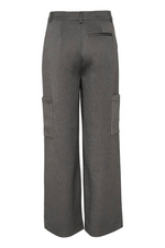 Load image into Gallery viewer, Gestuz - Ysella High Waisted Pant - Wooden Twill/ Grey Black
