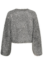 Load image into Gallery viewer, Gestuz - Mattiani Cropped Pullover - Gun Metal
