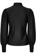 Load image into Gallery viewer, Gestuz - Rifa Long Sleeve Blouse - Black

