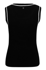 Raw By Raw - Base Layer Ribbed Singlet - Jet