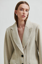 Load image into Gallery viewer, Second Female - Mood Beige Melange Wool Blend Blazer
