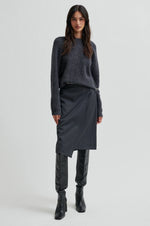 Load image into Gallery viewer, Second Female - Flare Dark Grey Melange Two Way Knit
