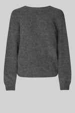Load image into Gallery viewer, Second Female - Flare Dark Grey Melange Two Way Knit
