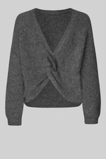 Load image into Gallery viewer, Second Female - Flare Dark Grey Melange Two Way Knit
