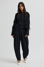 Load image into Gallery viewer, Second Female - Dancing Black Fringe Shirt
