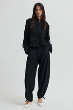 Load image into Gallery viewer, Second Female - Dancing Black Fringe Shirt
