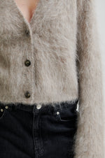 Load image into Gallery viewer, Second Female - Karla Pumice Stone Fluffy Cardigan
