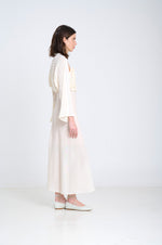 Load image into Gallery viewer, Sita Murt - Flared Knit Sleeves Bolero - Ecru 160103-1003
