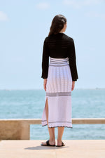 Load image into Gallery viewer, Sita Murt - Flared Knit Sleeves Bolero - Black 160103-1345
